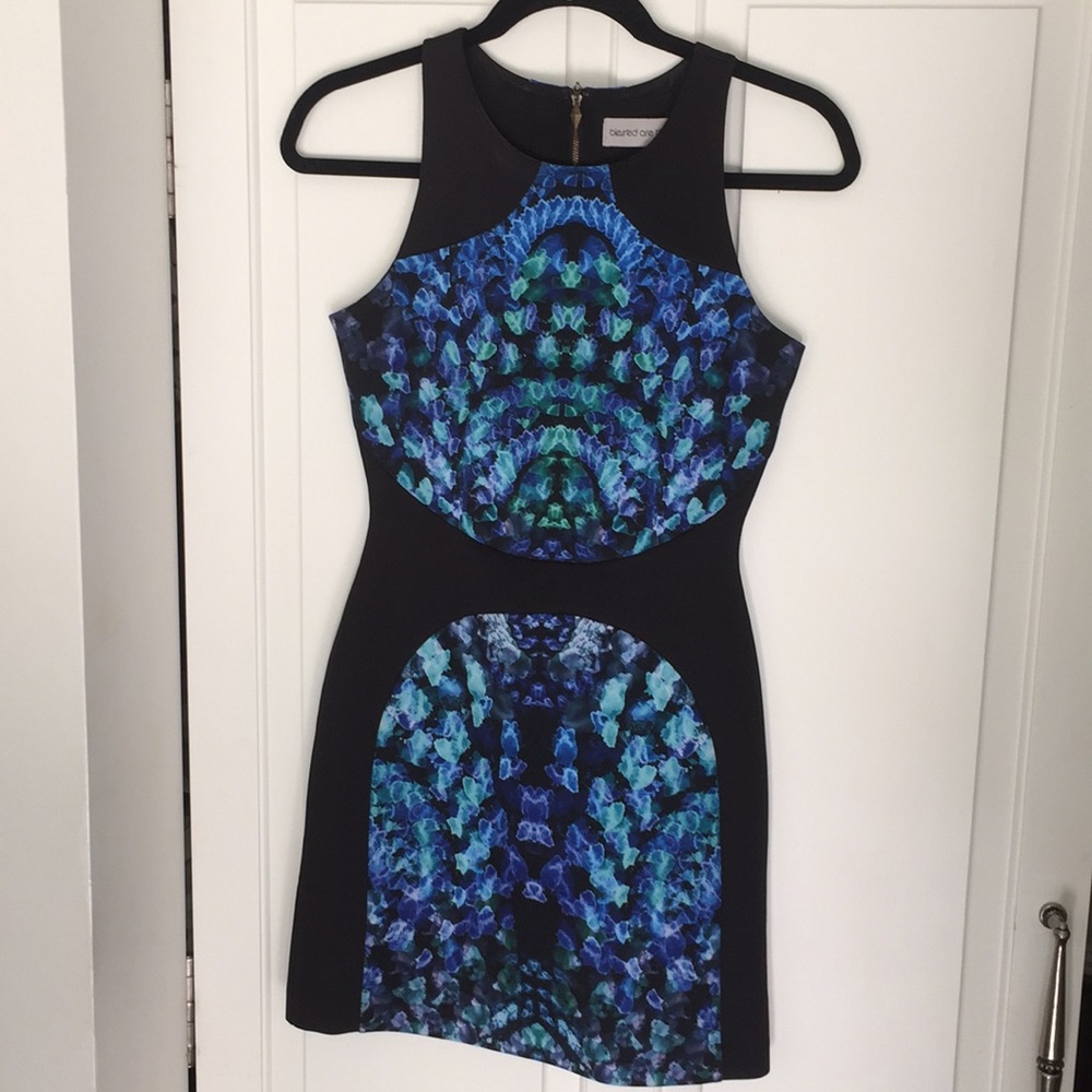 Blessed are the Meek Blue and Black Minidress